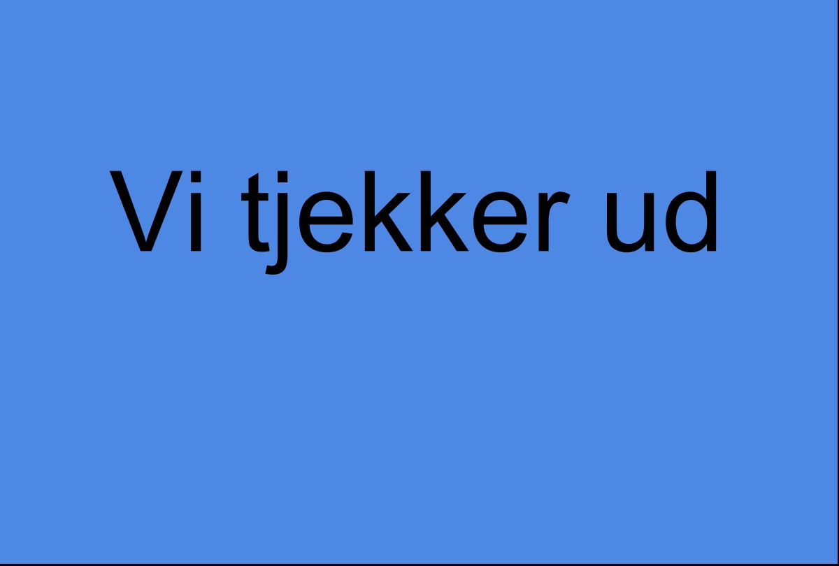 Indhold: Tjek ud