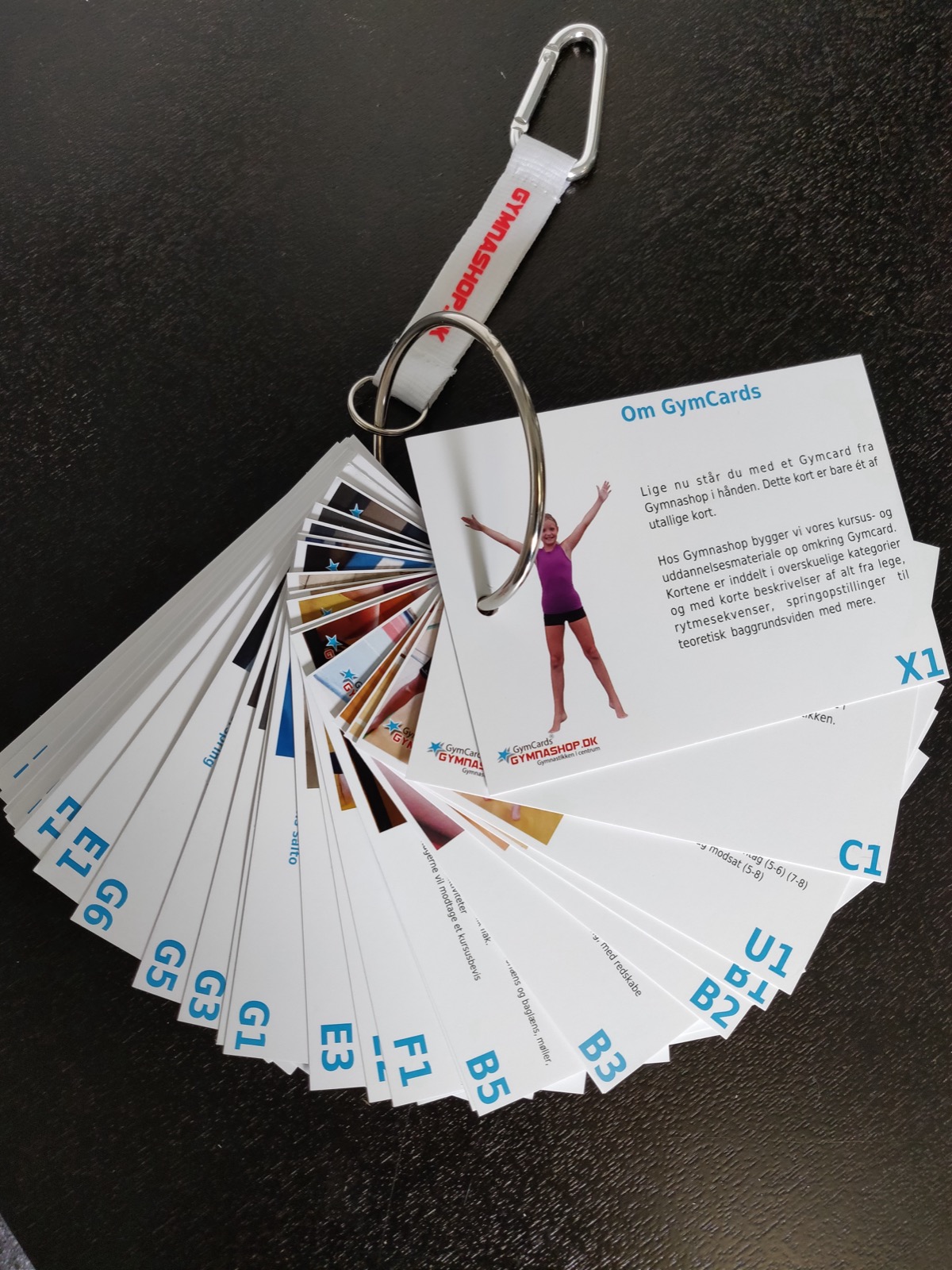 Denne samling GymCards tilhører