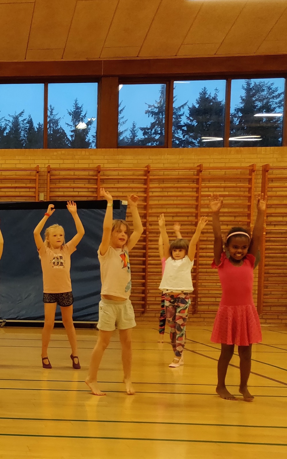 Opbygning af en gymnastiktime for børn
